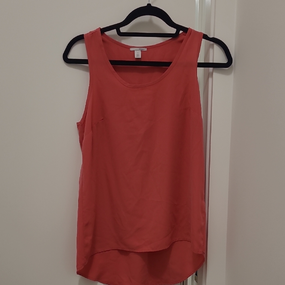 Women's Coral Sleeveless Top